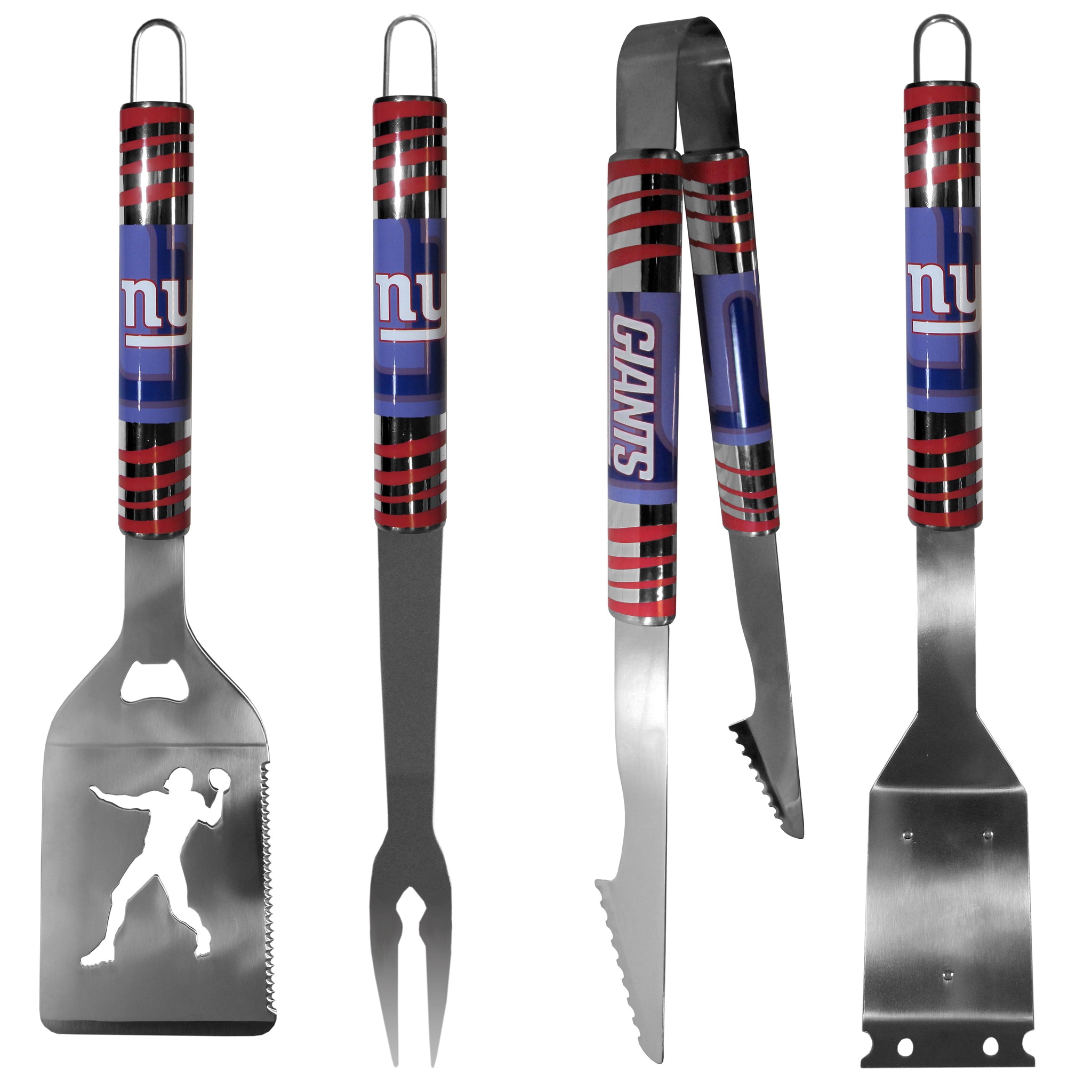 New York Giants 4 pc Steel Grill Tool Set