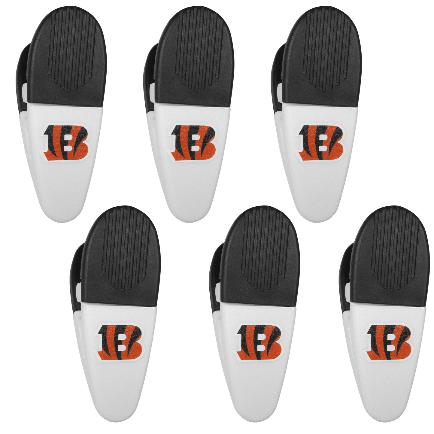 Cincinnati Bengals Chip Clip Magnets, 6pk - Siskiyou Buckle - Flyclothing LLC