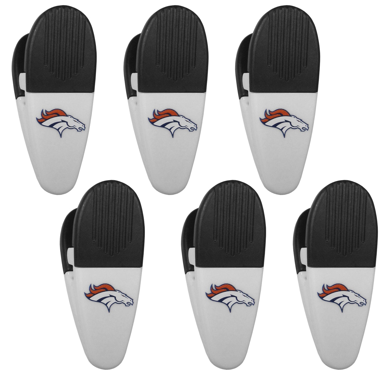Denver Broncos Chip Clip Magnets, 6pk - Siskiyou Buckle - Flyclothing LLC