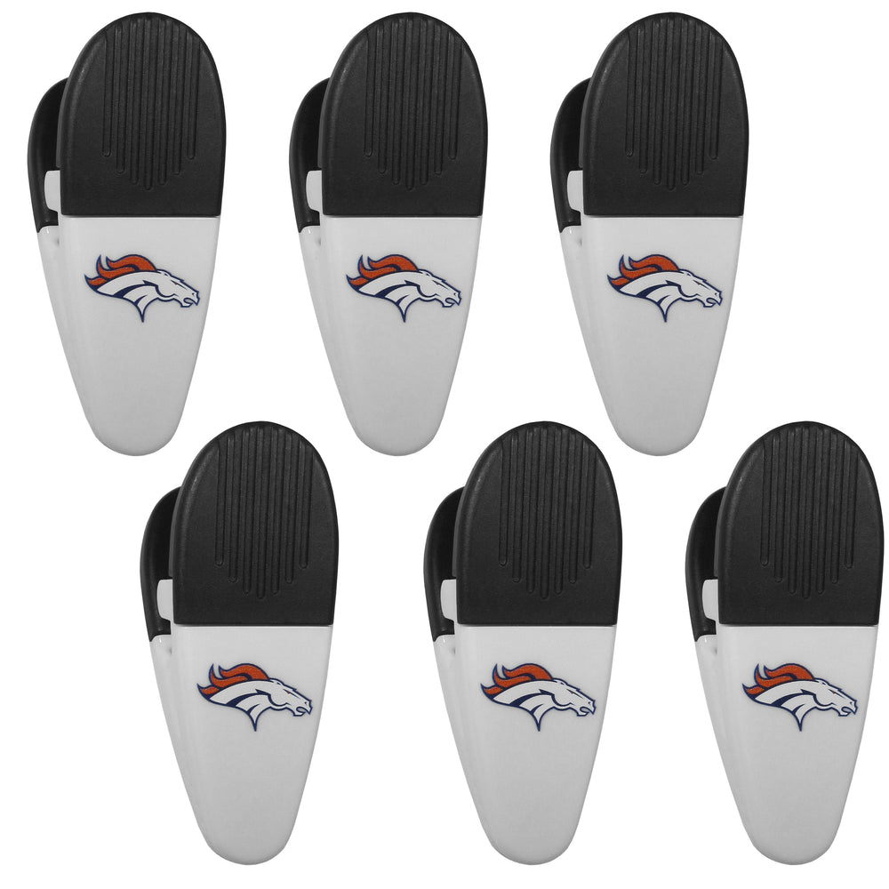 Denver Broncos Chip Clip Magnets, 6pk - Siskiyou Buckle