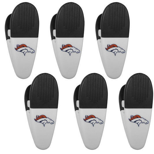 Denver Broncos Chip Clip Magnets, 6pk