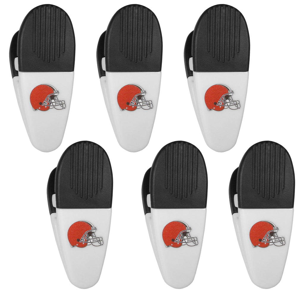 Cleveland Browns Chip Clip Magnets, 6pk - Siskiyou Buckle