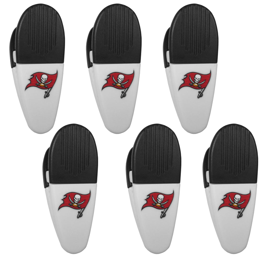 Tampa Bay Buccaneers Chip Clip Magnets, 6pk - Siskiyou Buckle