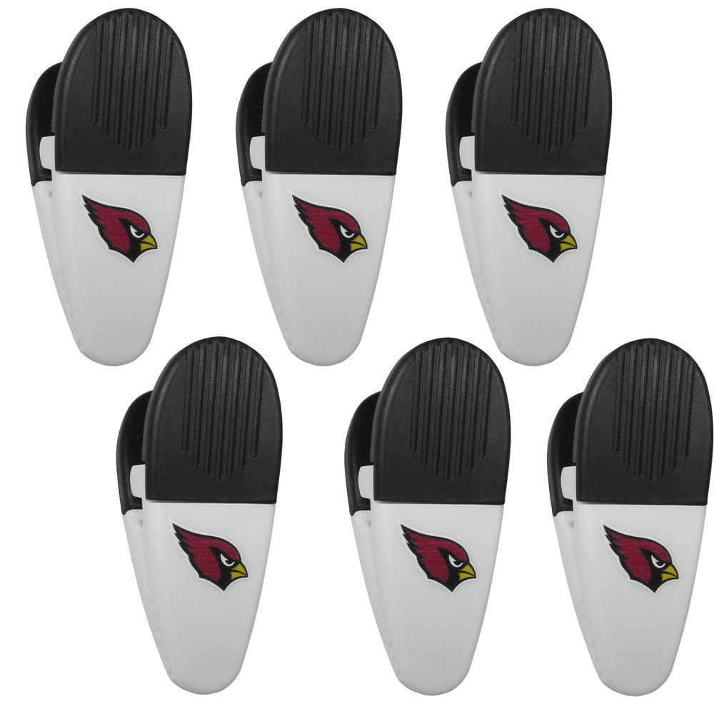 Arizona Cardinals Chip Clip Magnets, 6pk - Siskiyou Buckle
