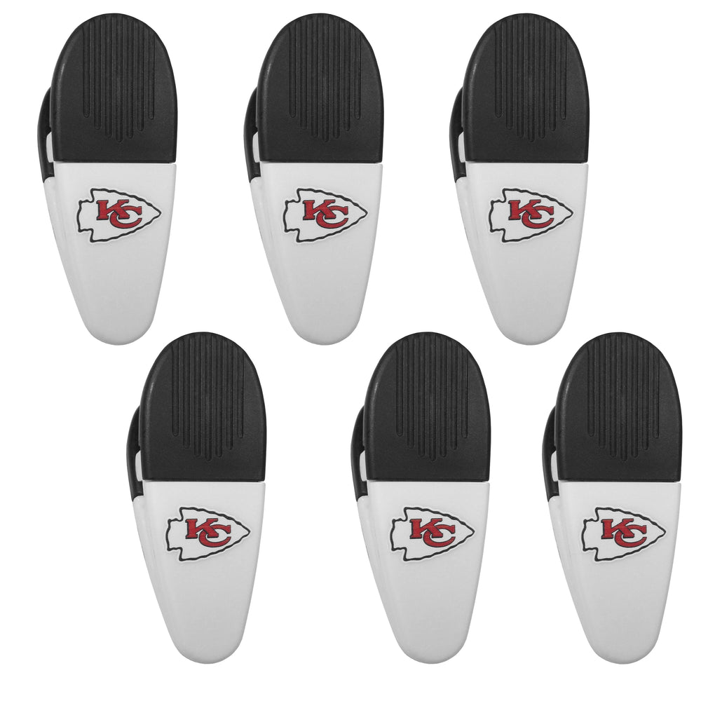 Kansas City Chiefs Chip Clip Magnets, 6pk - Siskiyou Buckle