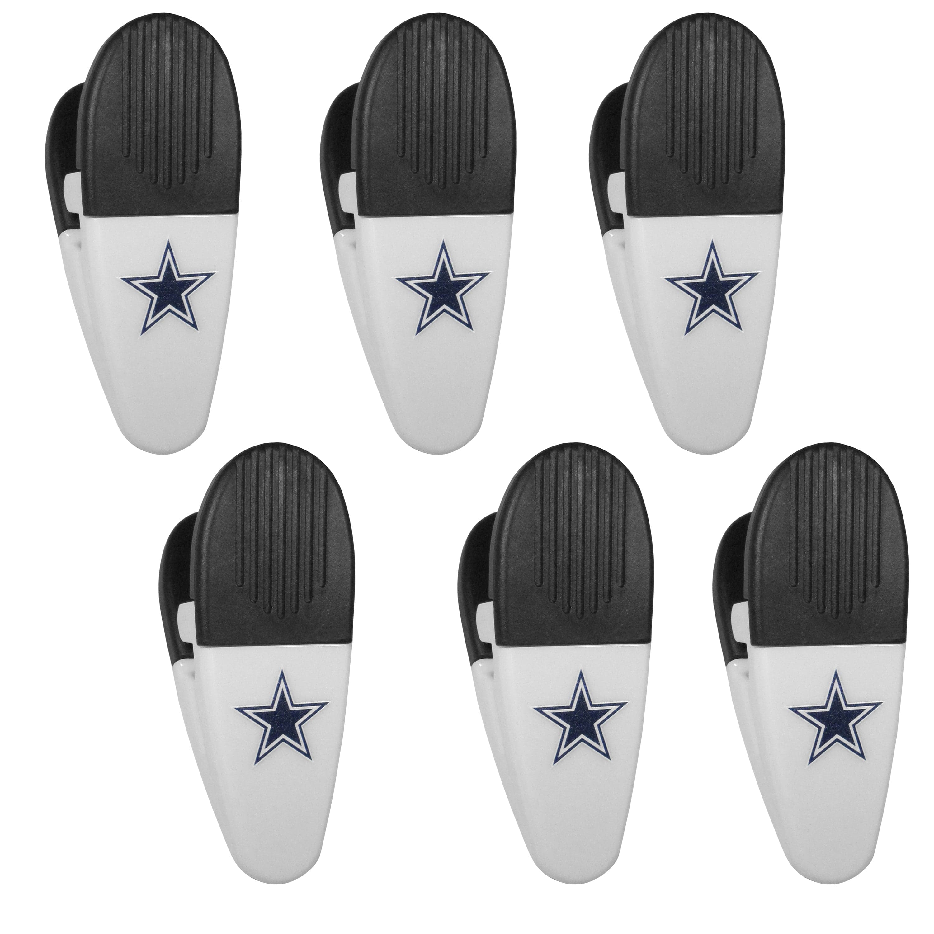Dallas Cowboys Chip Clip Magnets, 6pk - Siskiyou Buckle