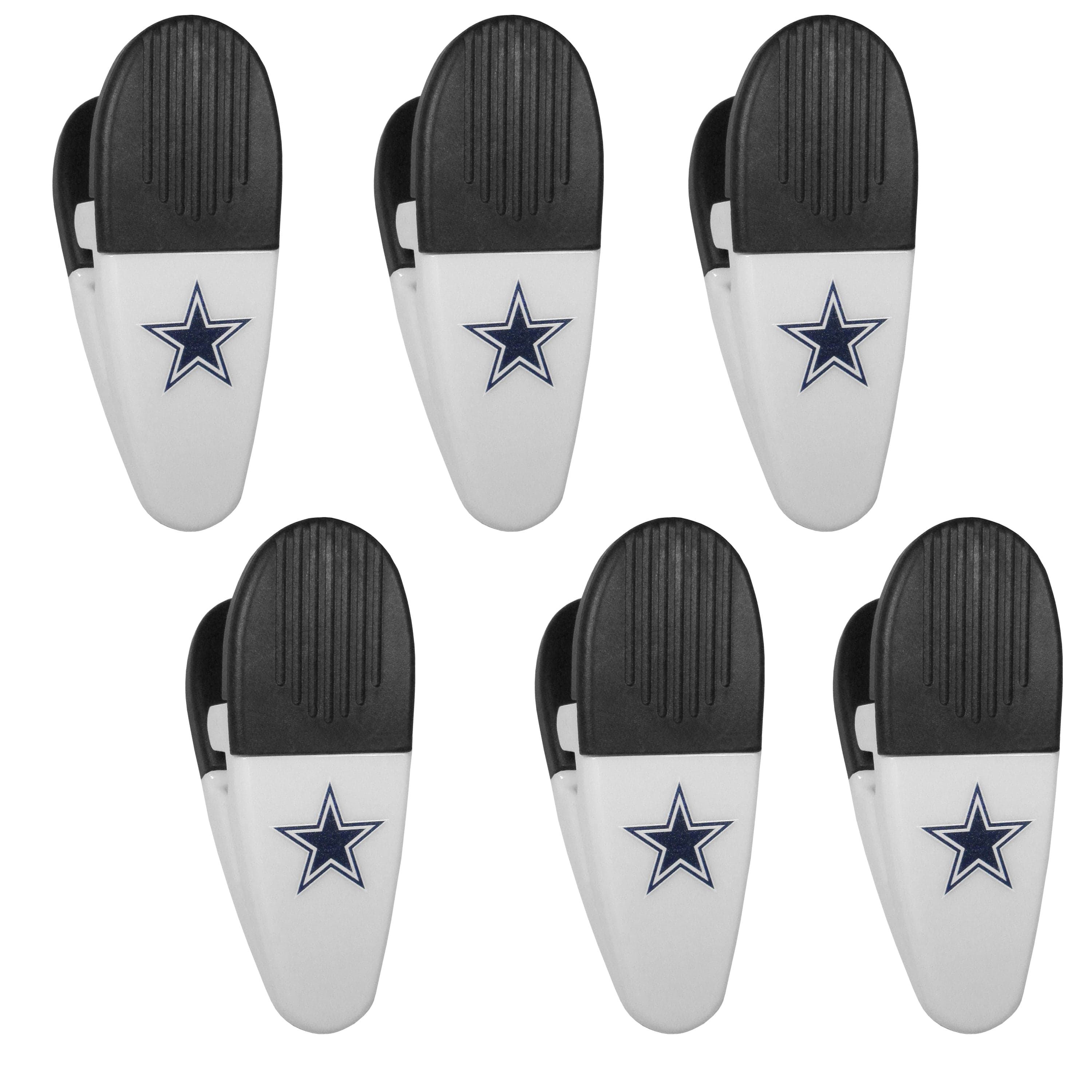 Dallas Cowboys Chip Clip Magnets, 6pk