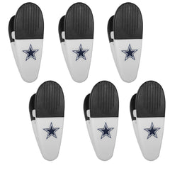 Dallas Cowboys Chip Clip Magnets, 6pk