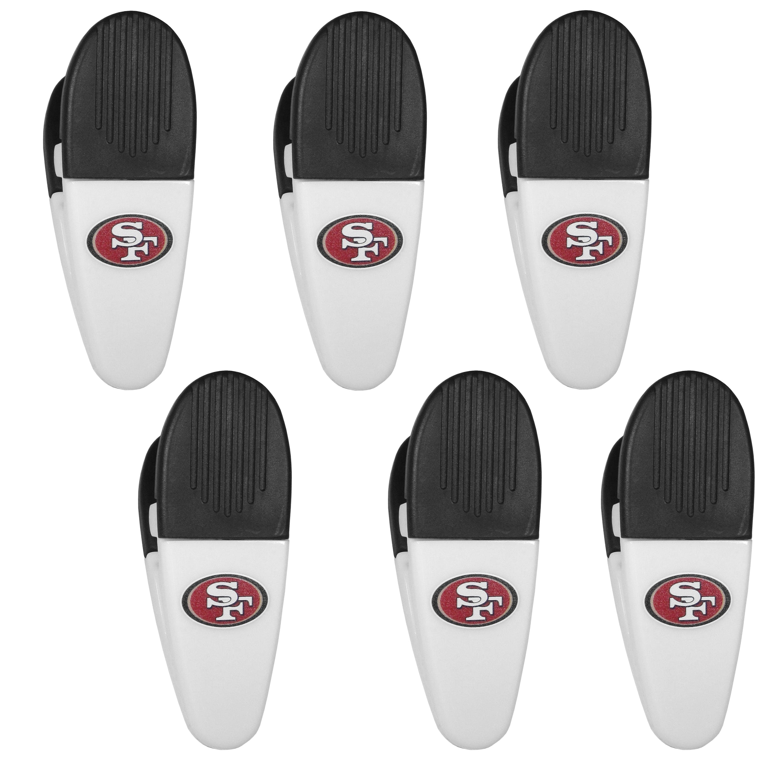 San Francisco 49ers Chip Clip Magnets, 6pk - Siskiyou Buckle