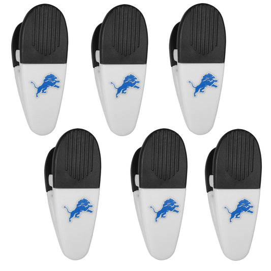 Detroit Lions Chip Clip Magnets, 6pk - Siskiyou Buckle