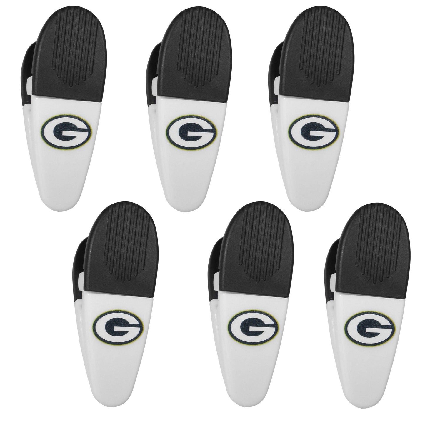 Green Bay Packers Chip Clip Magnets, 6pk - Siskiyou Buckle - Flyclothing LLC