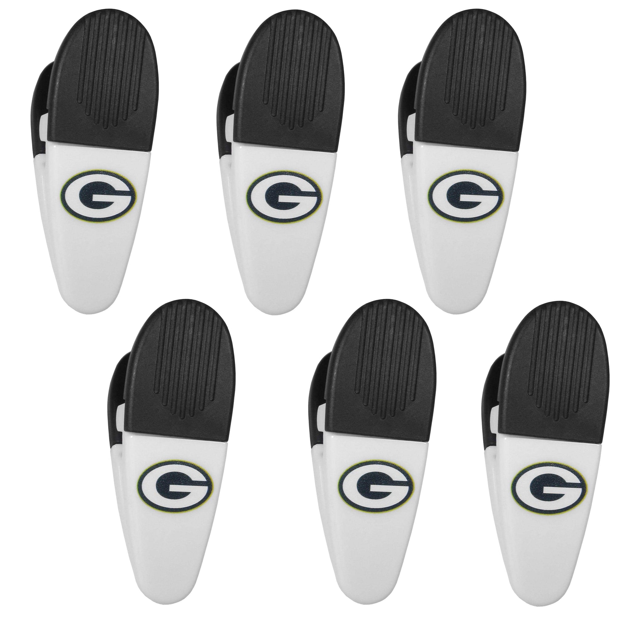 Green Bay Packers Chip Clip Magnets, 6pk - Siskiyou Buckle - Flyclothing LLC