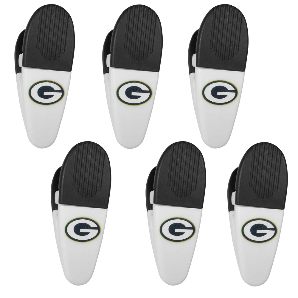 Green Bay Packers Chip Clip Magnets, 6pk - Siskiyou Buckle