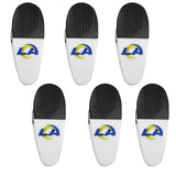 Los Angeles Rams Chip Clip Magnets, 6pk - Siskiyou Buckle