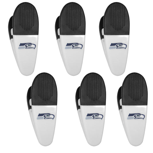 Seattle Seahawks Chip Clip Magnets, 6pk