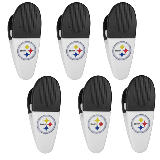 Pittsburgh Steelers Chip Clip Magnets, 6pk - Siskiyou Buckle