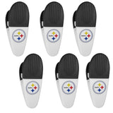 Pittsburgh Steelers Chip Clip Magnets, 6pk - Siskiyou Buckle