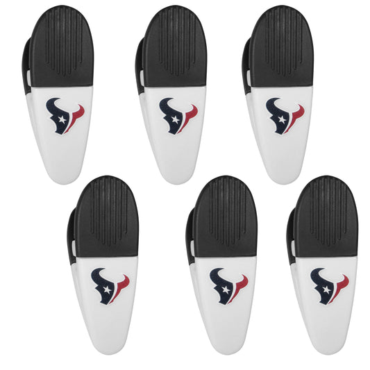 Houston Texans Chip Clip Magnets, 6pk - Siskiyou Buckle