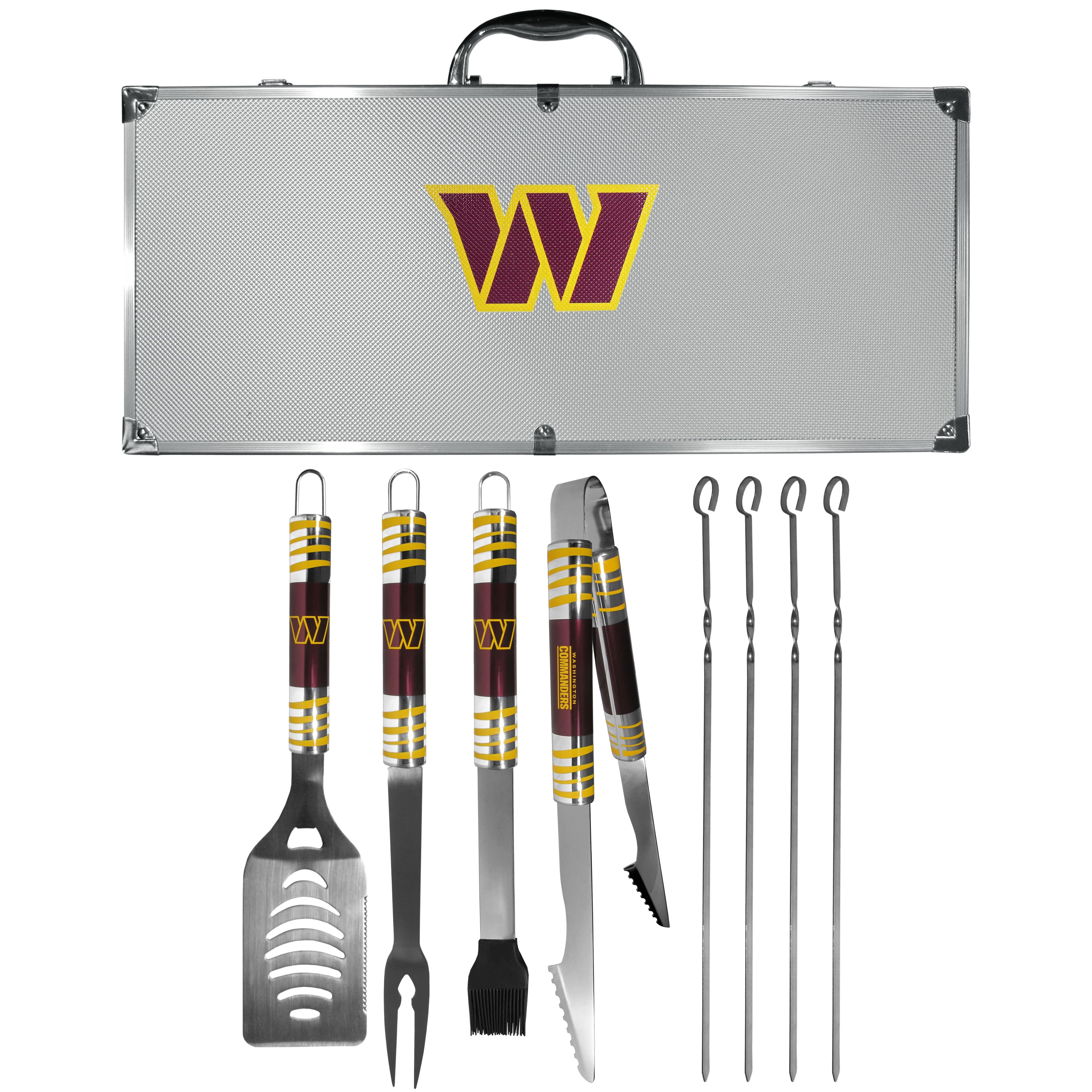 Washington Commanders 8 pc Tailgater BBQ Set