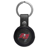 Tampa Bay Buccaneers AirTag Compatible Leather Key Chain
