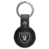 Las Vegas Raiders AirTag Compatible Leather Key Chain