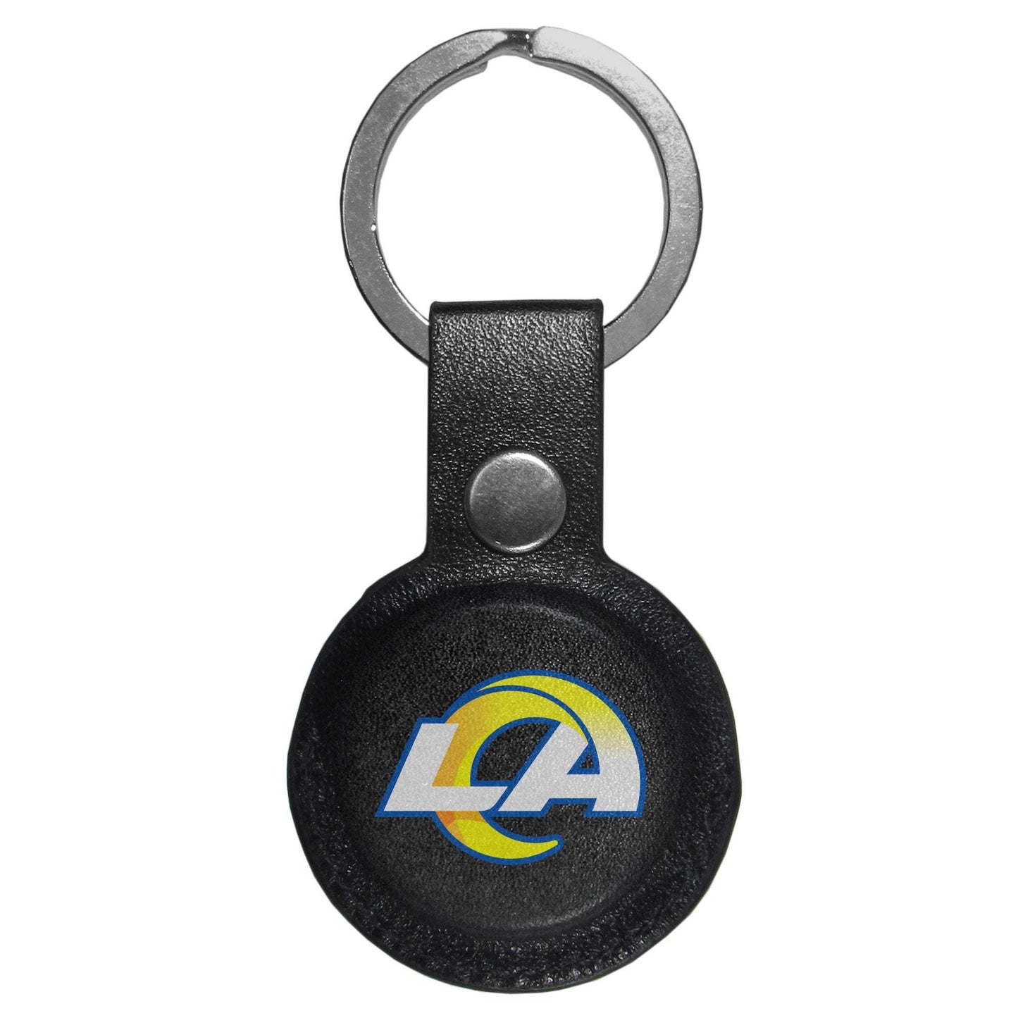 Los Angeles Rams AirTag Compatible Leather Key Chain