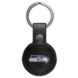 Seattle Seahawks AirTag Compatible Leather Key Chain
