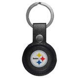 Pittsburgh Steelers AirTag Compatible Leather Key Chain