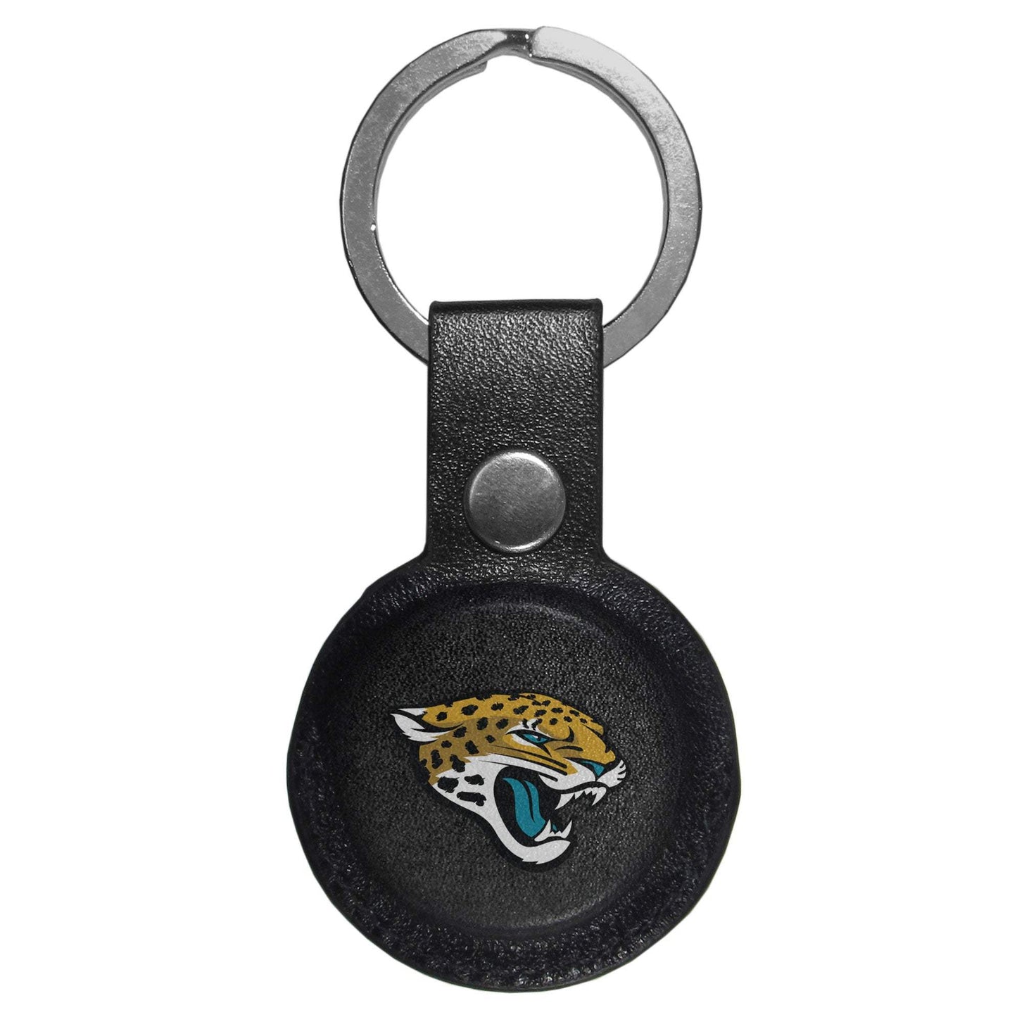 Jacksonville Jaguars AirTag Compatible Leather Key Chain