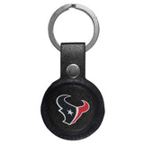 Houston Texans AirTag Compatible Leather Key Chain