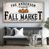 Farmers Fall Market Sign - Tailored Canvases - Flyclothing LLC