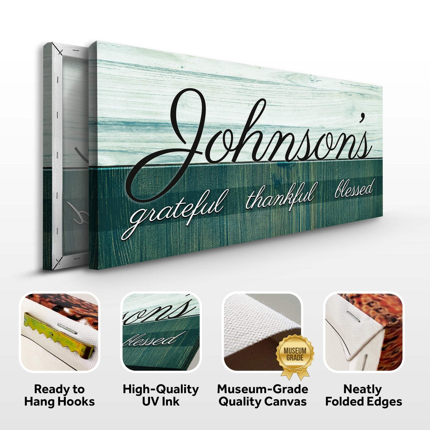 Family Grateful Sign III - Tailored Canvases - Flyclothing LLC
