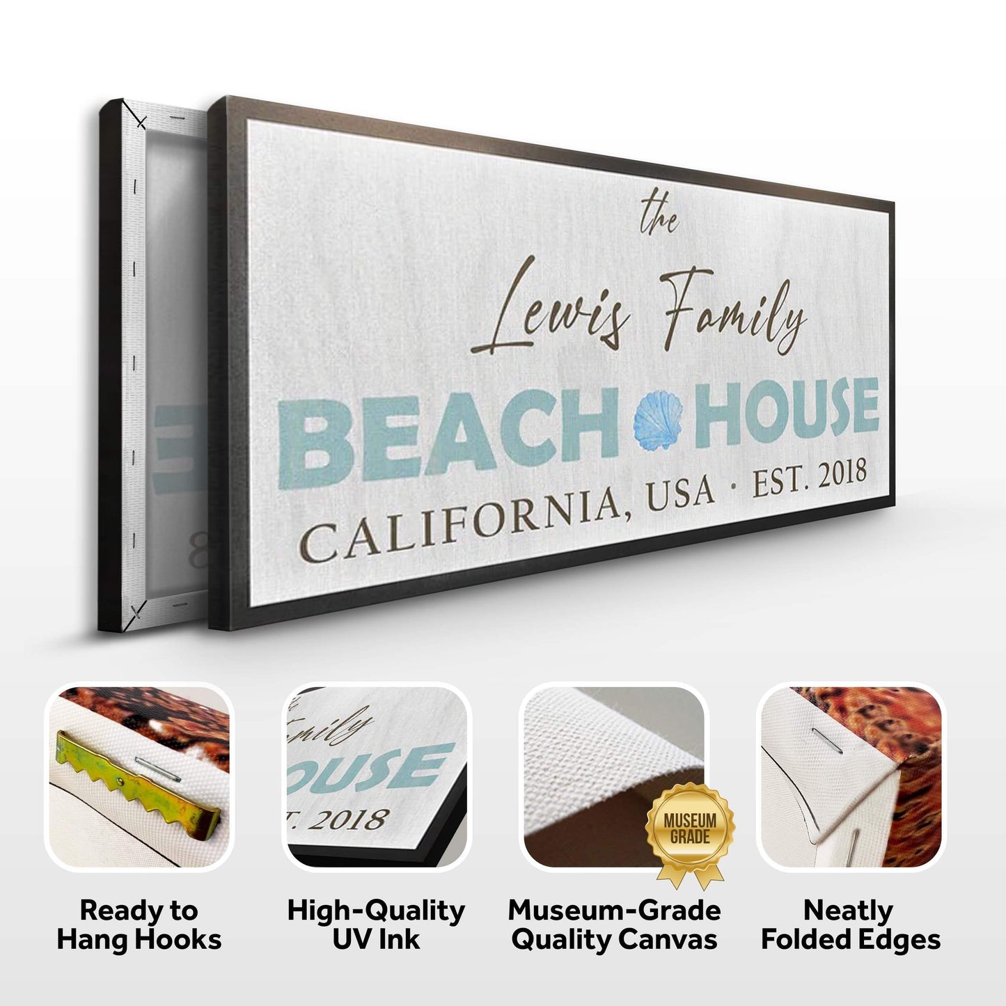 Beach House Sign - Tailored Canvases - Flyclothing LLC