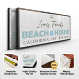 Beach House Sign - Tailored Canvases - Flyclothing LLC