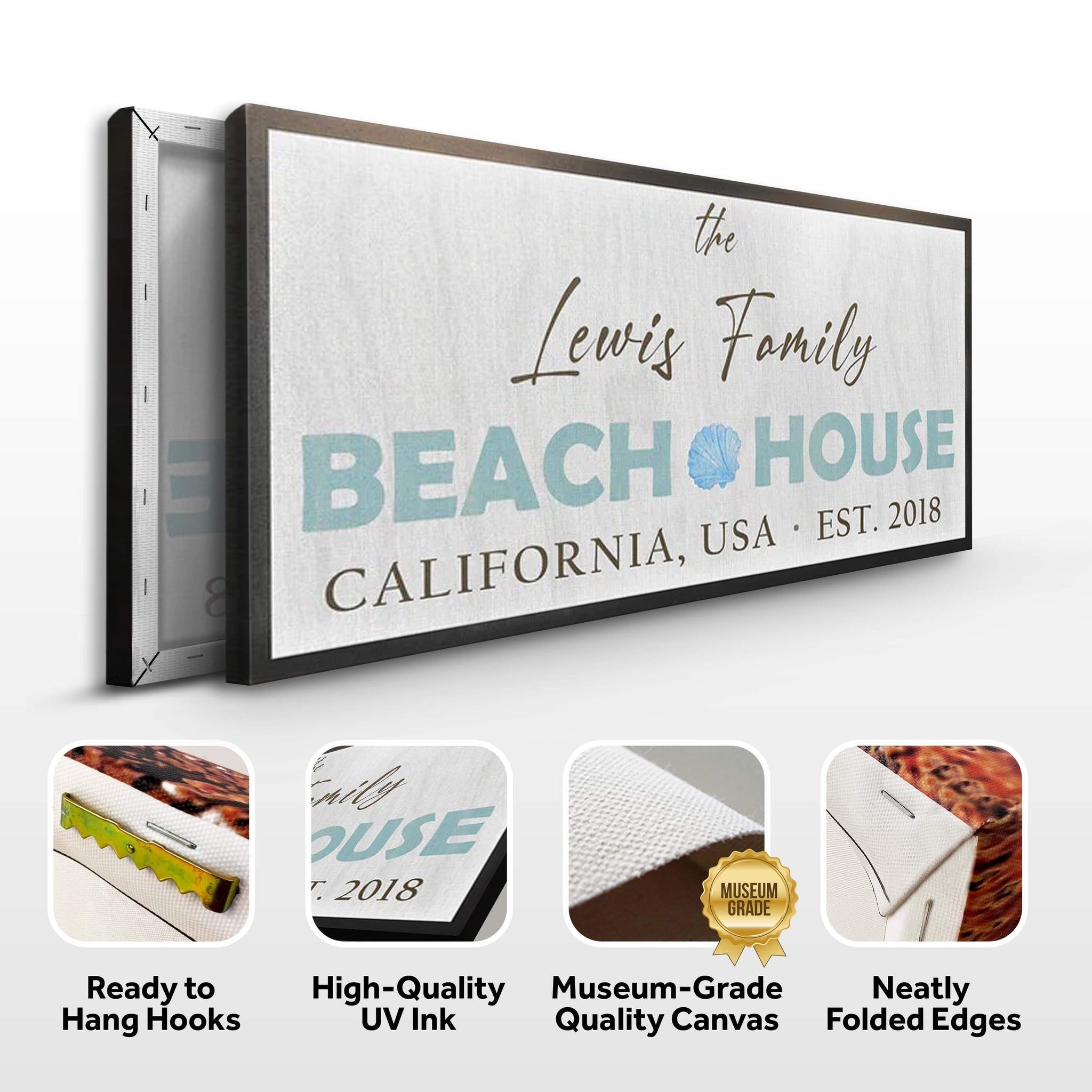 Beach House Sign - Tailored Canvases - Flyclothing LLC