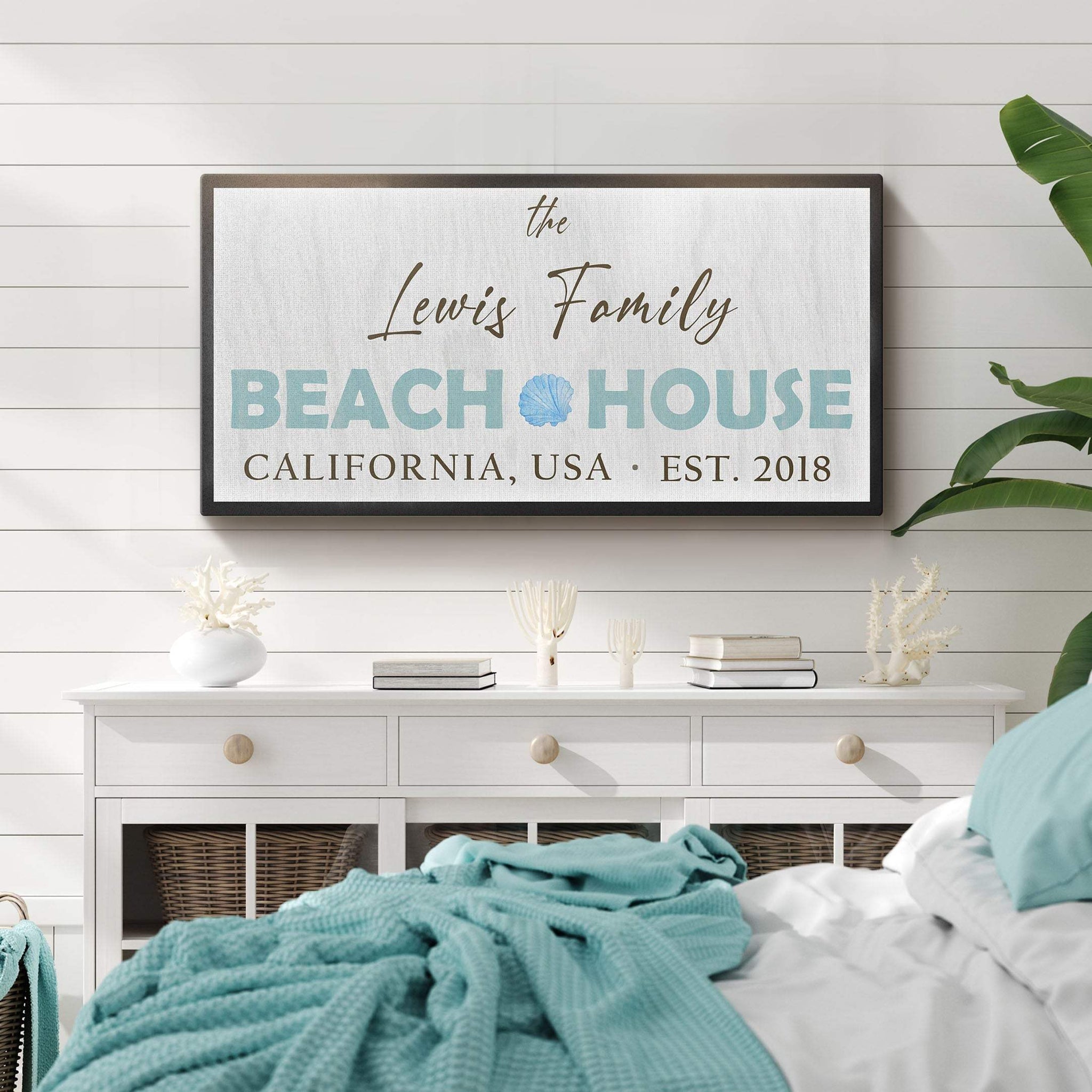 Beach House Sign - Tailored Canvases - Flyclothing LLC