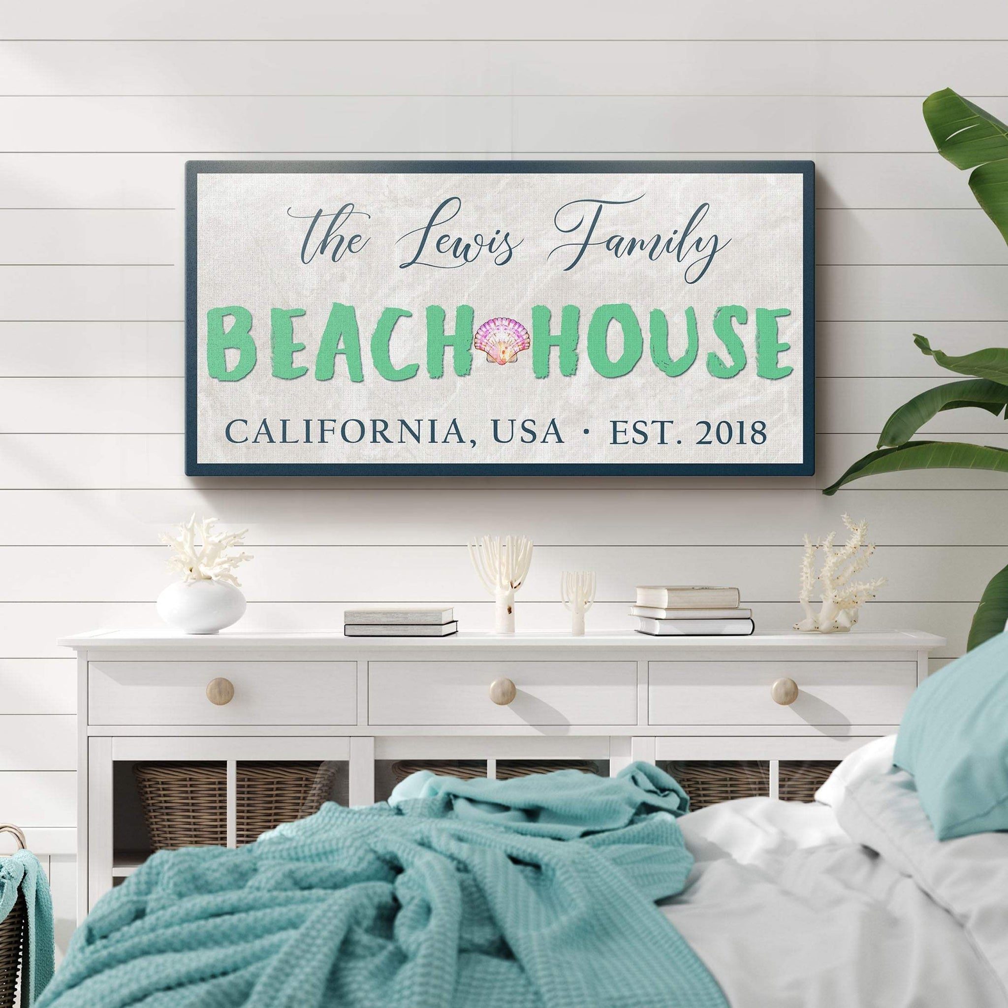Beach House Sign - Tailored Canvases - Flyclothing LLC