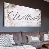 Family Name Sign - Tailored Canvases - Flyclothing LLC