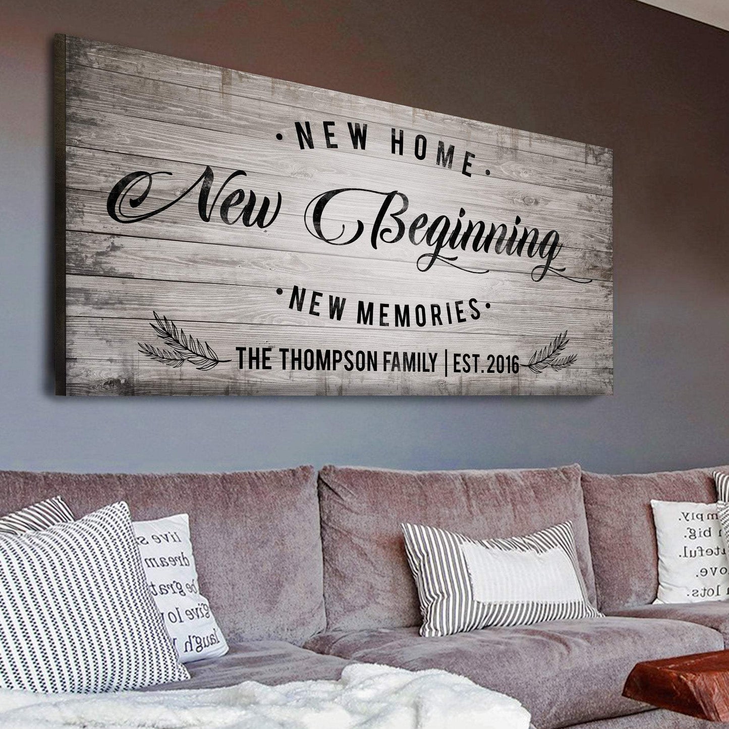 New Home Sign - Tailored Canvases - Flyclothing LLC