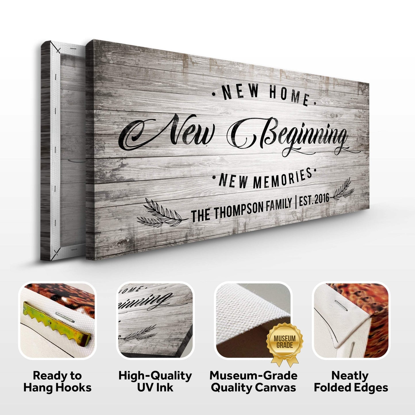 New Home Sign - Tailored Canvases - Flyclothing LLC