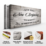 New Home Sign - Tailored Canvases - Flyclothing LLC