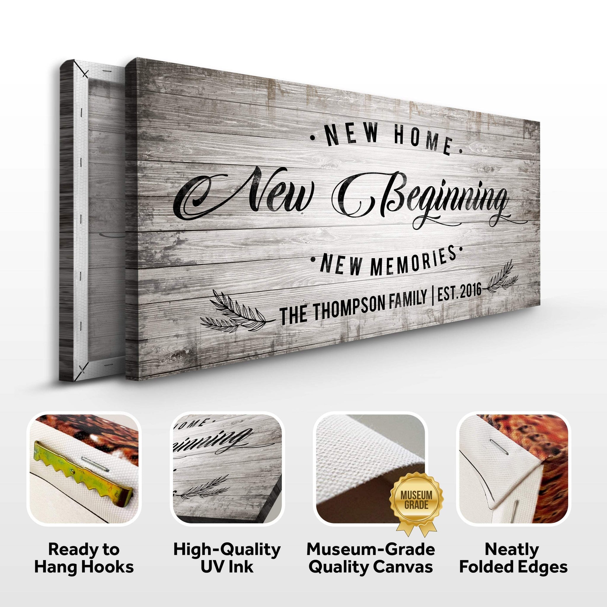 New Home Sign - Tailored Canvases - Flyclothing LLC