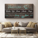 This is Us Family Sign - Tailored Canvases - Flyclothing LLC