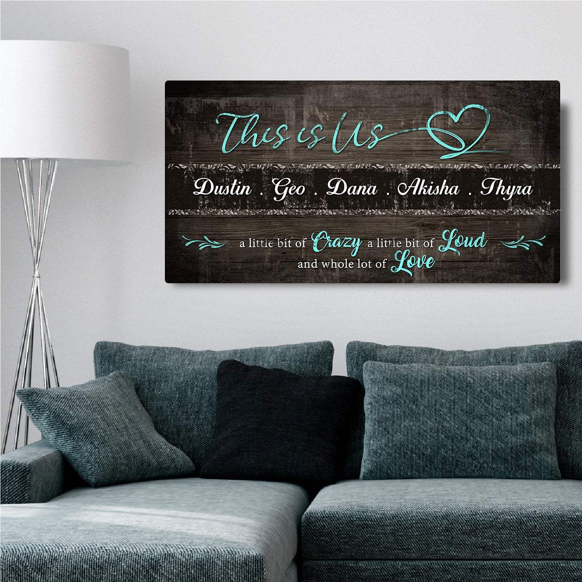 This is Us Family Sign - Tailored Canvases - Flyclothing LLC