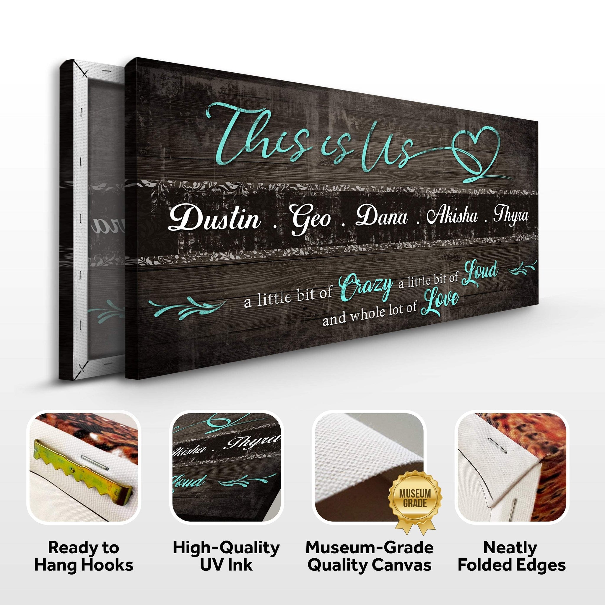 This is Us Family Sign - Tailored Canvases - Flyclothing LLC