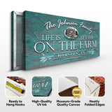 Life Is Better On The Farm Sign VI - Tailored Canvases - Flyclothing LLC