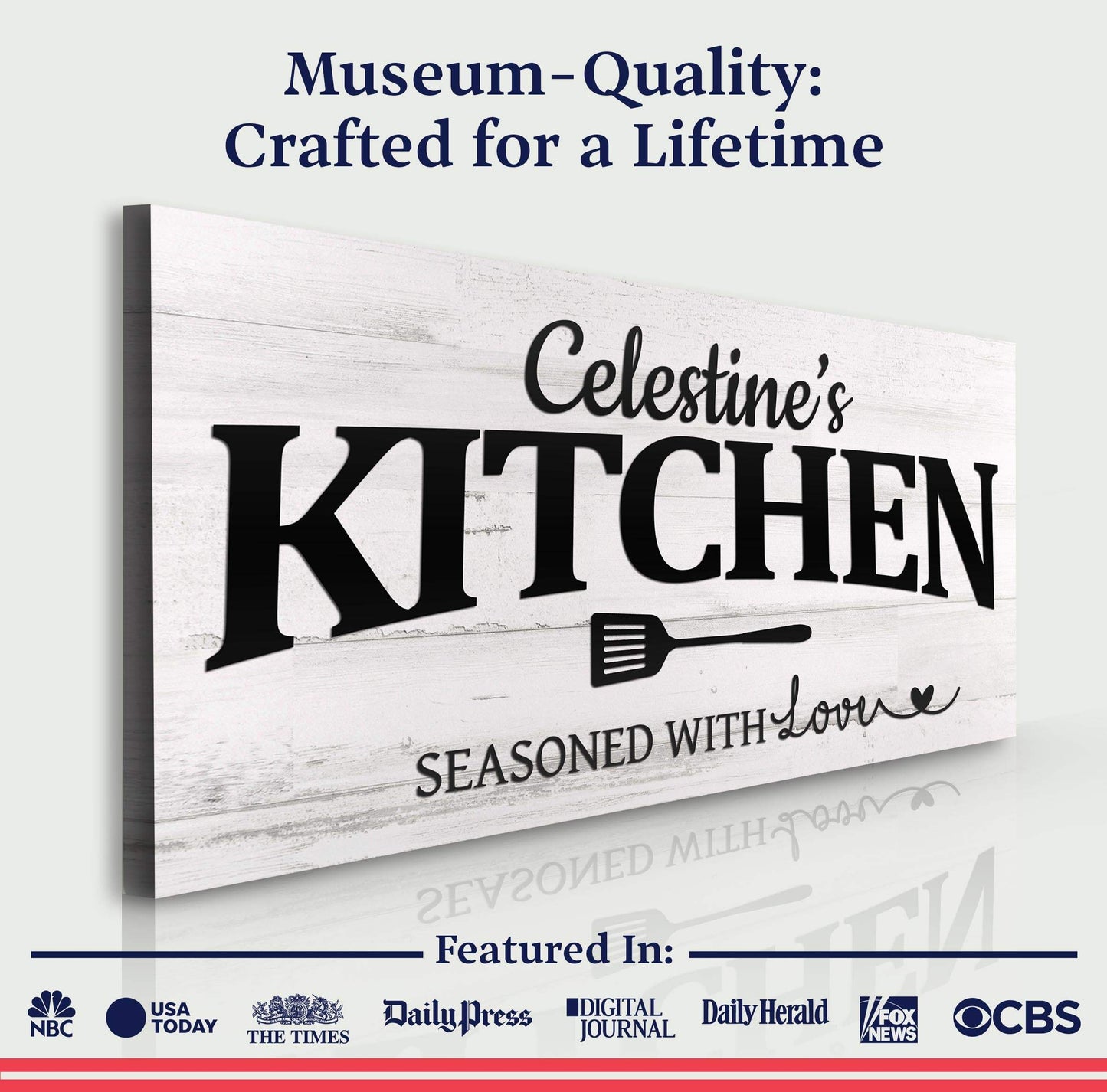 Your Kitchen Sign - Tailored Canvases - Flyclothing LLC