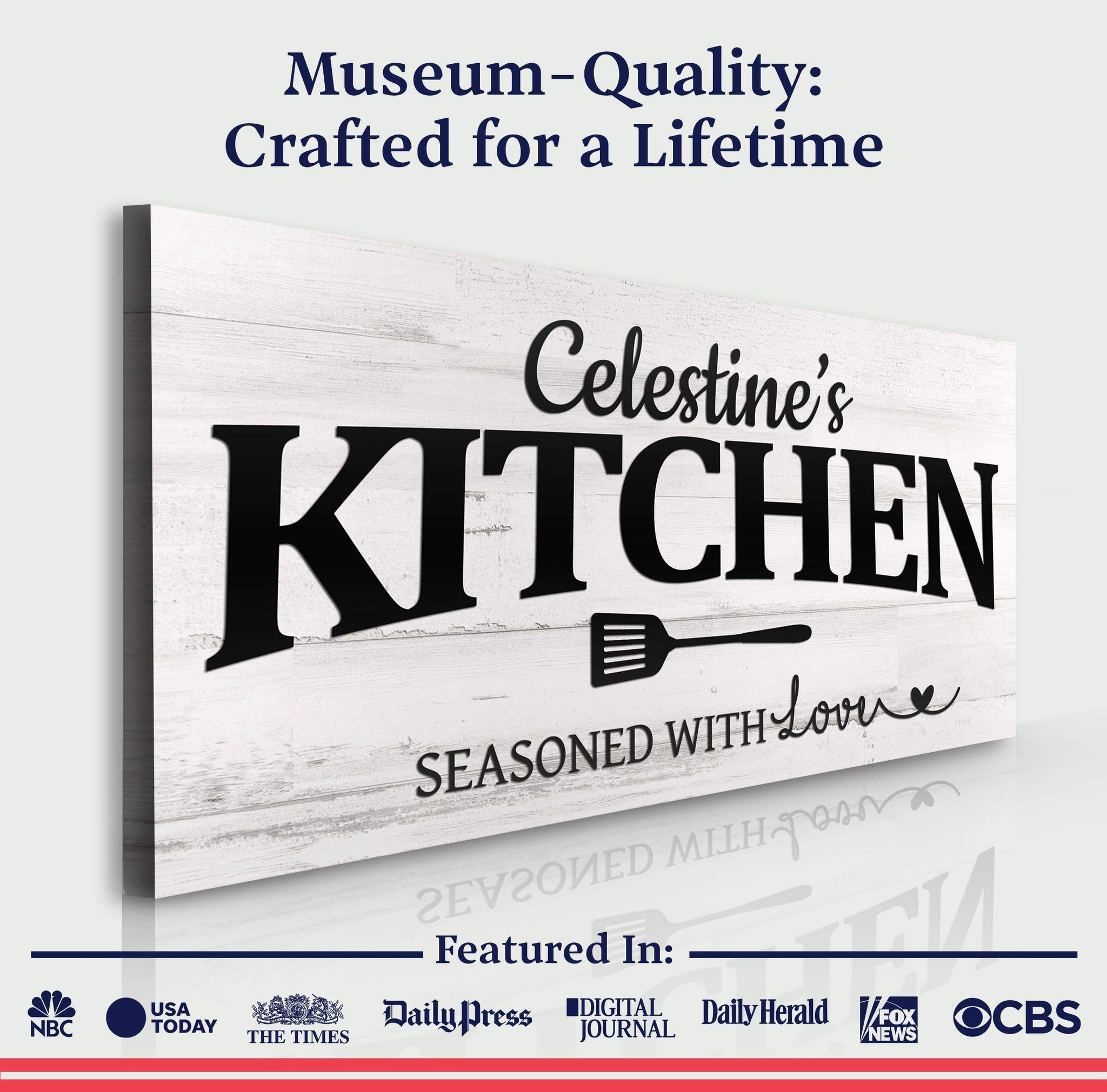 Your Kitchen Sign - Tailored Canvases - Flyclothing LLC