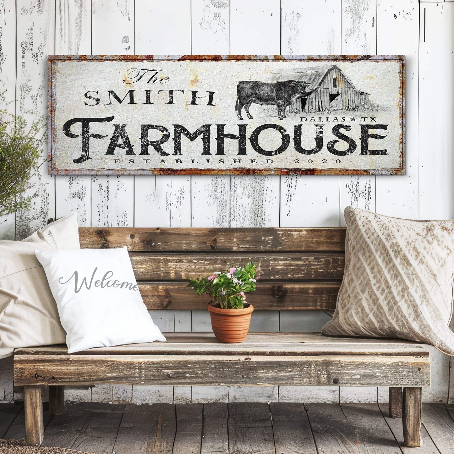 Rustic Farmhouse Sign XIV - Tailored Canvases - Flyclothing LLC