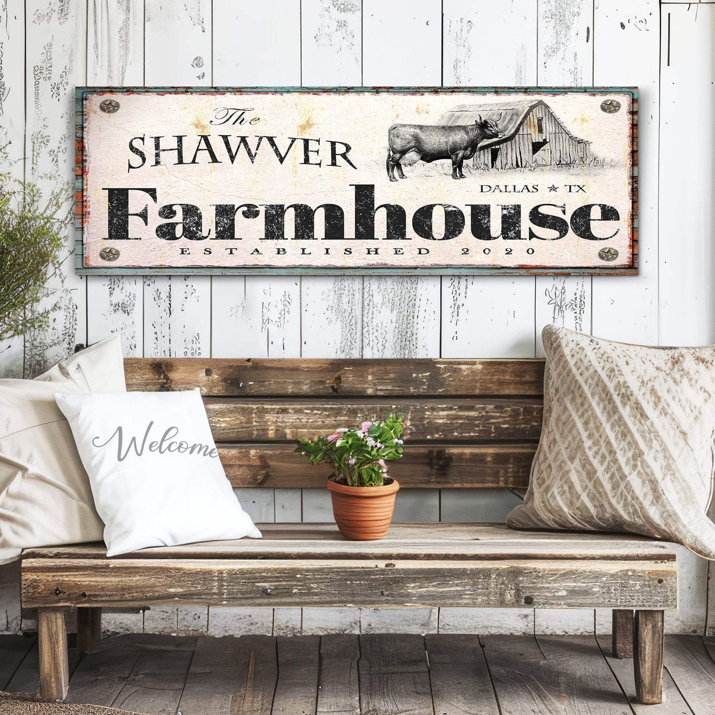 Rustic Farmhouse Sign XV - Tailored Canvases - Flyclothing LLC